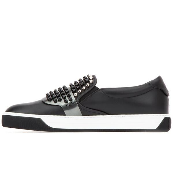 FENDI フェンディ コピー スニーカー FE1072 KARLITO STUDDED SLIP-ON SNEAKERS